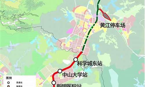 深圳地铁6号线支线线路图_深圳地铁6号线